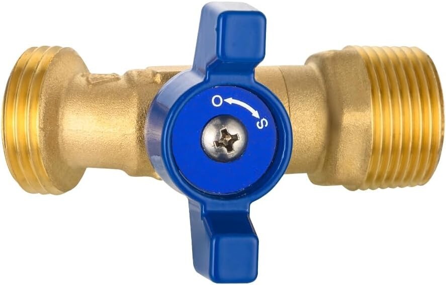 Pack of 5 Brass 1/4-Turn Outdoor Spigot Valves - Efficient Hose Bibb Connectors