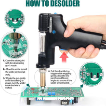 Load image into Gallery viewer, Upgraded 2-in-1 80W Desoldering Station &amp; 60W Soldering Iron - Adjustable Heat