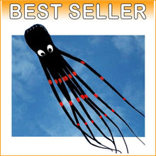 Load image into Gallery viewer, Giant 3D Octopus Kite 24ft - Stress-Relieving Outdoor Fun with String &amp; Handle