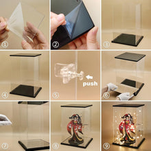 Load image into Gallery viewer, Clear Acrylic Display Case with Remote Control Light - Perfect for Bearbrick