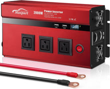 Load image into Gallery viewer, Versatile 2000W Modified Sine Wave Inverter - Perfect for Home, Vehicle &amp; Solar