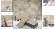 Load image into Gallery viewer, Waterproof 3x6 Subway Tile Stickers - Perfect for Bathroom &amp; Kitchen Backsplash