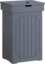 Load image into Gallery viewer, Elegant 13 Gallon Trash Bin with Lid - Durable Eco-Friendly Wooden Design