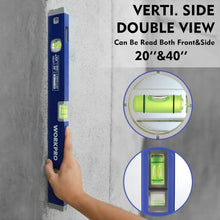 Load image into Gallery viewer, Precision 3-Piece Spirit Level Set with Magnetic Torpedo Level &amp; Carry Bag