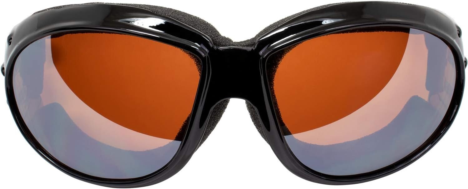 Lightweight Motorcycle Goggles with Clear Mirror & Driving Lenses - 3 pcs