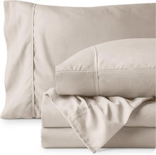 Load image into Gallery viewer, All-Season Luxury King Sheet Set - Lightweight Microfiber with Deep Pockets