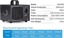 Load image into Gallery viewer, Effortless Ozone Generator for Large Spaces – Ideal for Removing Musty Smells
