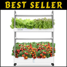 Load image into Gallery viewer, Space-Saving Hydroponic Garden with 60 Pods &amp; Full Spectrum LED for Home Use