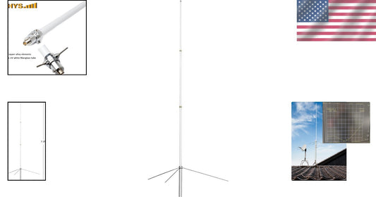 Long-Range Outdoor UHF Base Antenna - 462-467MHz - Easy Install Mounting