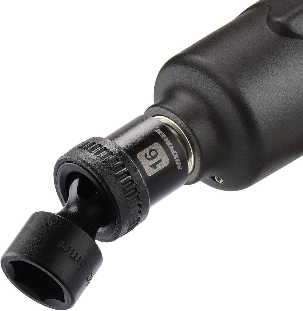 10-Piece 3/8'' Drive Swivel Universal Impact Socket Set - Metric Sizes 10-19mm