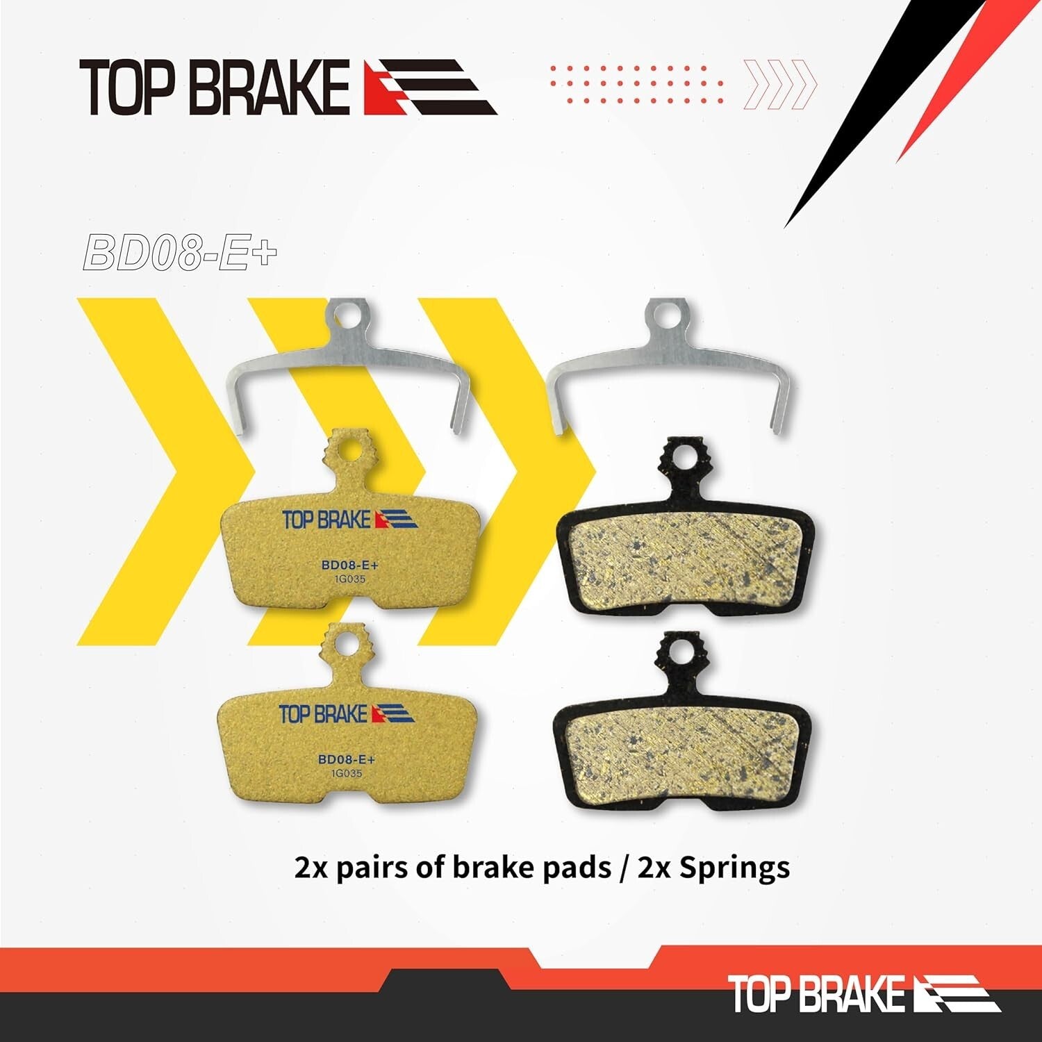 Durable Disc Brake Pads with Heat Dissipation for Avid SRAM & MTB Cycling