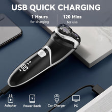 Load image into Gallery viewer, Versatile Corded &amp; Cordless Men's Shaver - 3D Floating Head &amp; Quick Charge