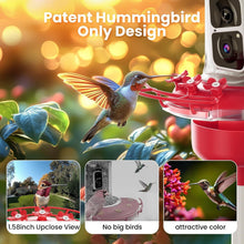 Load image into Gallery viewer, Smart Hummingbird Feeder Camera with AI Wildlife Recognition and Ant Moat Design