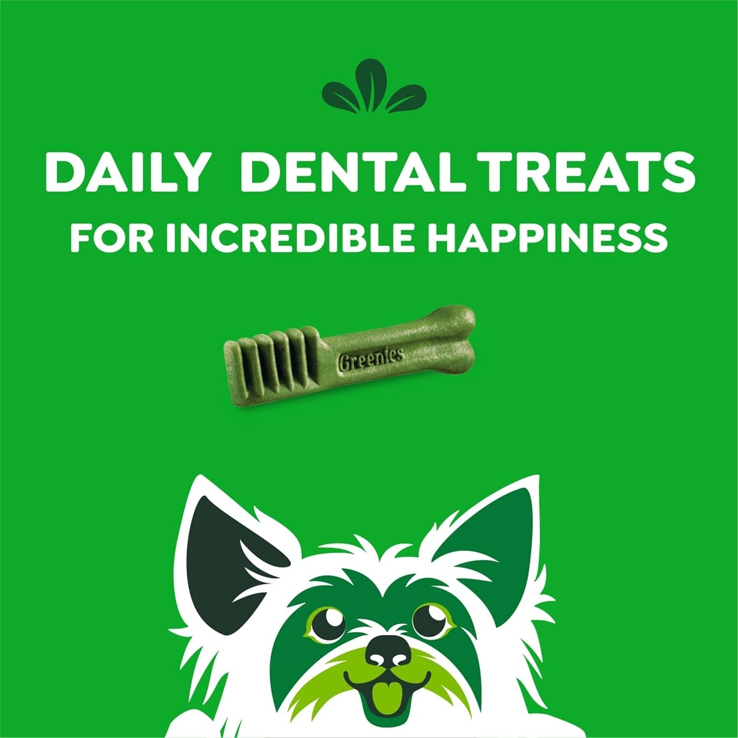 Natural Dental Dog Chews for Seniors - 27 oz Petite Size, Mouth-Wowing Flavor