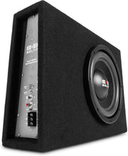 Load image into Gallery viewer, Compact 600W Angled Subwoofer with Class D Amplifier for Tight Fit Vehicles