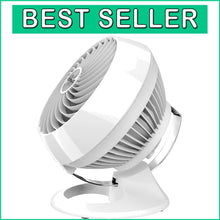 Load image into Gallery viewer, Premium White Air Circulator with Tilt Function – Ideal for Bedrooms &amp; Offices