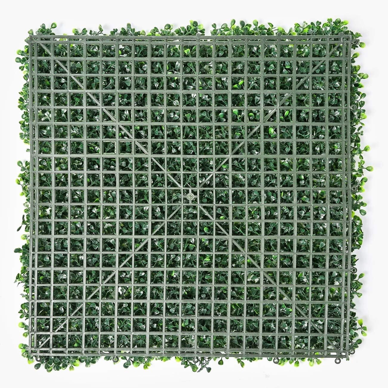 Easy Install 20"x20" Artificial Boxwood Hedge Panels for Indoor & Outdoor
