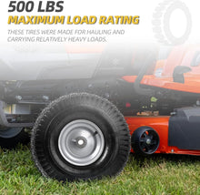 Load image into Gallery viewer, 4-Ply 15 x 6.00-6 Tire &amp; Wheel Assembly - Ideal for John Deere Riding Mowers