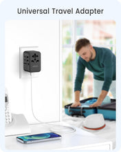 Load image into Gallery viewer, GaN III 65W Universal Travel Adapter - Fast Charging with USB &amp; USB-C Ports