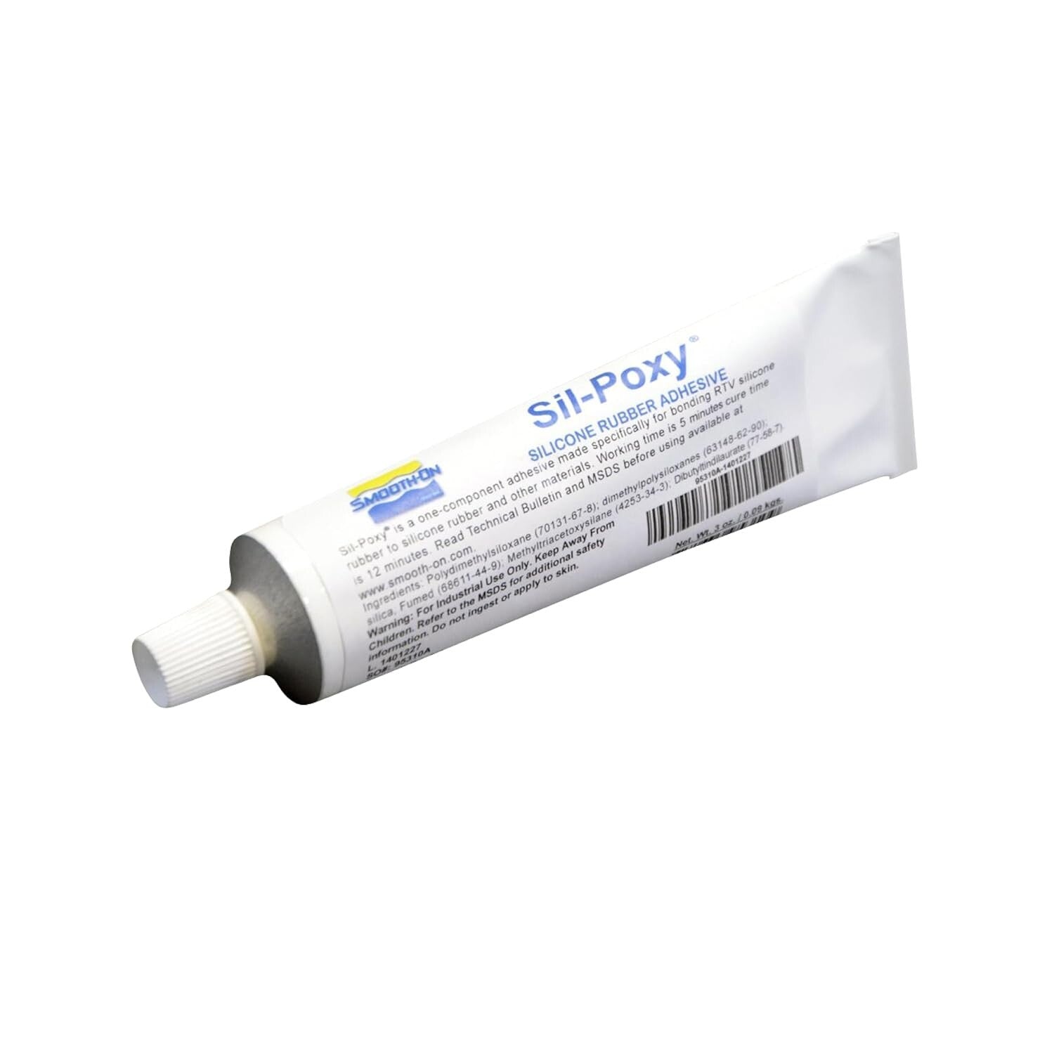 SIL-Poxy 3oz Silicone Rubber Adhesive - Strong, Skin Safe & Weather Resistant