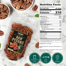 Load image into Gallery viewer, Ethically Sourced 2.75 lb Raw Pecan Halves - Nutritional Powerhouse Snack