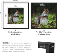Load image into Gallery viewer, Contemporary 12x12 Metal Frames - Perfect for Engaging Gallery Wall Displays