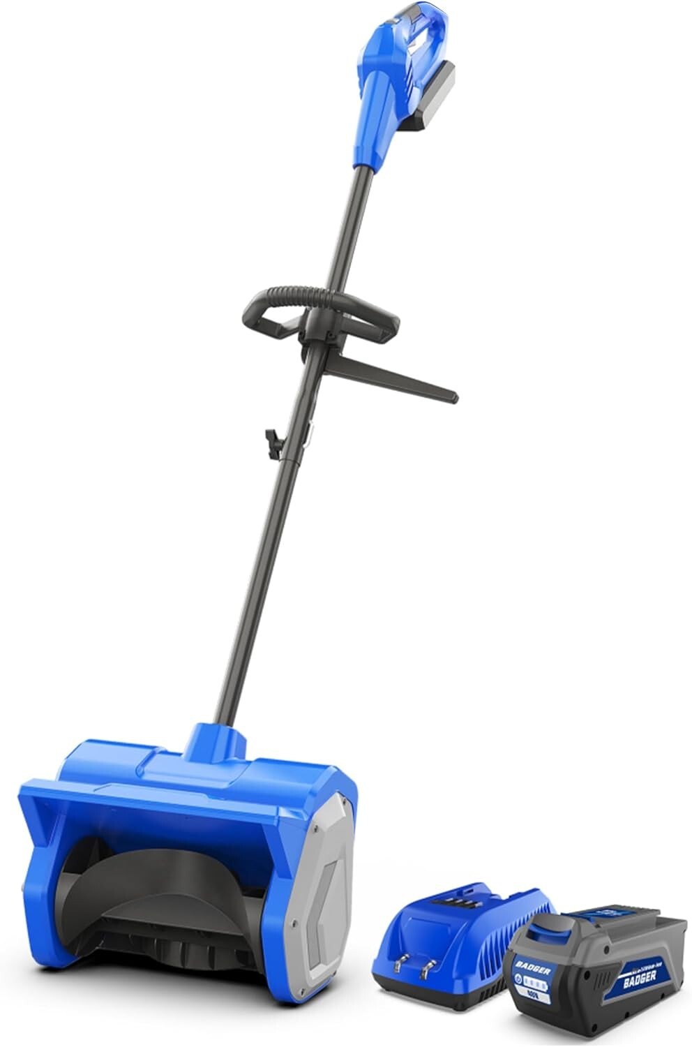 40V Electric Snow Shovel with 15" Width - Lightweight & Powerful for Heavy Snow