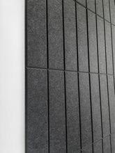 Load image into Gallery viewer, Elegant 12-Pack Felt Wall Tiles - Large Bulletin Board Alternative in Gray Black