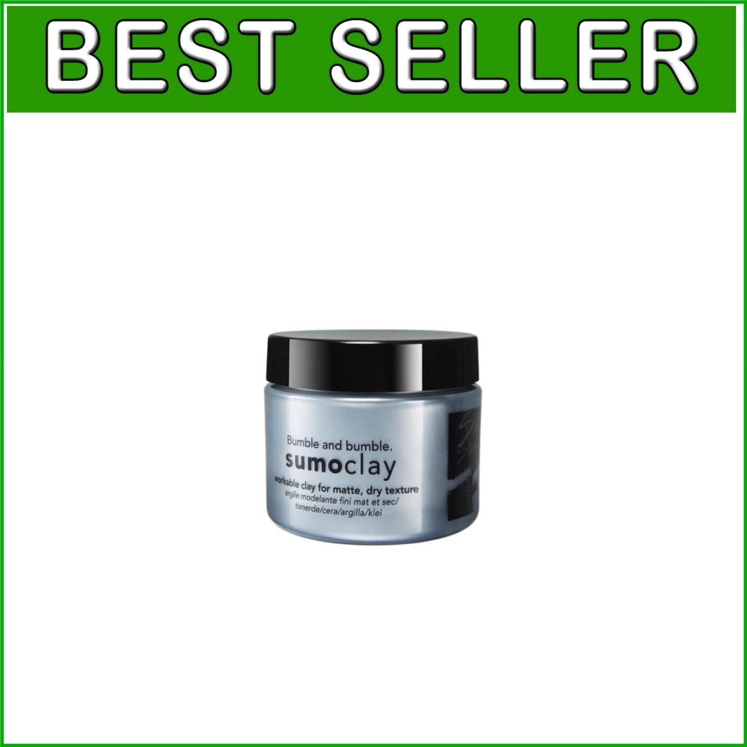 Moldable Hair Clay with Matte Texture - Lightweight, Safe Formula for Styling