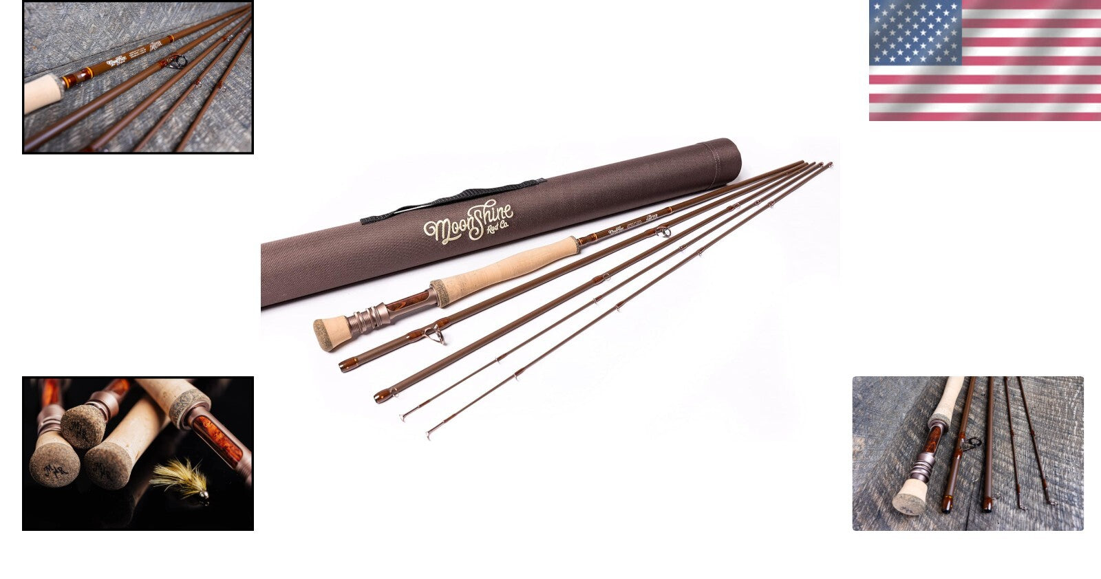 Moderate-Fast Action Fly Fishing Rod, 9ft with Extra Tip & Stylish Carrying Case