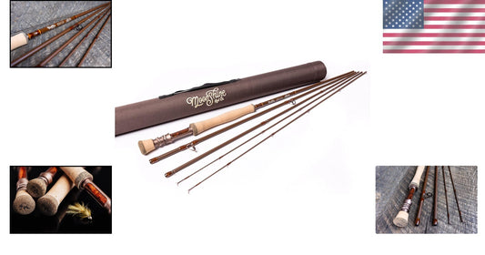 Moderate-Fast Action Fly Fishing Rod, 9ft with Extra Tip & Stylish Carrying Case