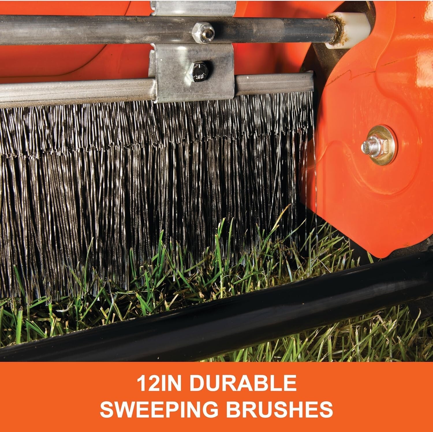 Foldable 44" Lawn Sweeper - Rust-Resistant, Easy Assembly for Ultimate Lawn Care