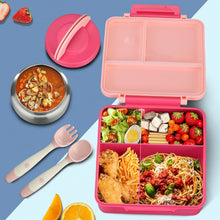 Load image into Gallery viewer, Insulated 54oz Bento Lunch Box and Soup Jar for Kids - Convenient &amp; Practical