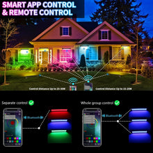 Load image into Gallery viewer, 2 Pack RGB+ Warm White LED Wash Light Bar with Music Sync &amp; Timer Function