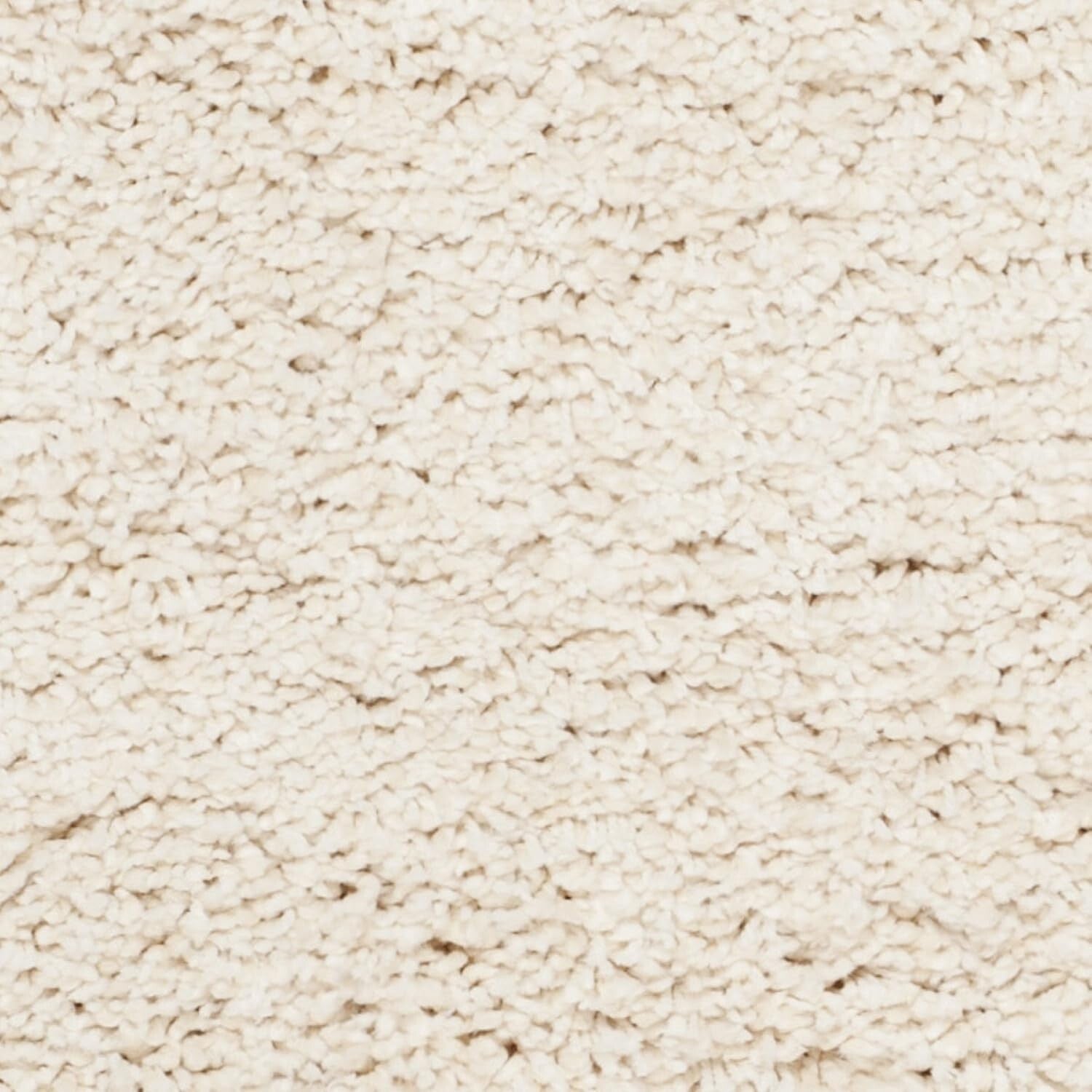 Milan Shag Collection Accent Rug 2' x 4' - Non-Shedding Ivory Elegance