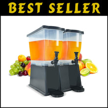 Load image into Gallery viewer, Commercial Juice Dispenser with 6 Gallon Capacity - Ideal for Buffets &amp; Events