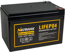 Load image into Gallery viewer, 12V 16Ah Lithium Battery with 2000+ Cycles – Ideal for Eco-Friendly Power Supply
