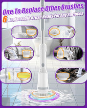 Load image into Gallery viewer, Adjustable Rotary Floor Brush Set with Waterproof Design &amp; Powerful 25W Motor