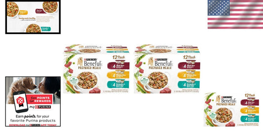 10 oz. Purina Wet Dog Food Variety Pack - Complete Meals for All Life Stages