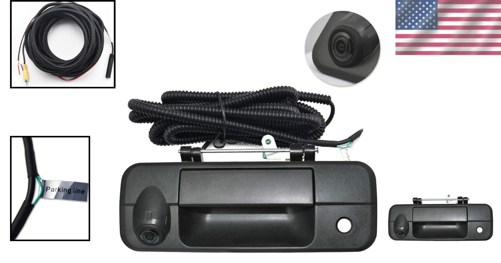 Tundra Tailgate Handle Backup Camera - Night Vision & Easy Installation