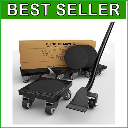 Lightweight Furniture Mover with 500 lb Load & Multi-Surface Compatibility