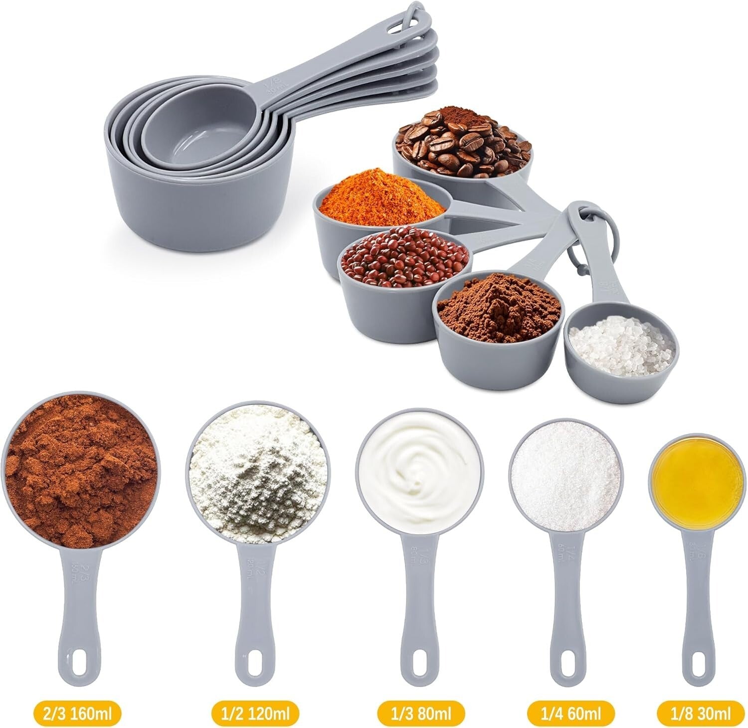 27-Piece Silicone Baking Set - Non-Stick Bakeware with Measuring Cups & Spoons