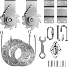 Load image into Gallery viewer, Premium Stainless Steel Shade Sail Winch Set—Includes Cables &amp; Mounting Hardware