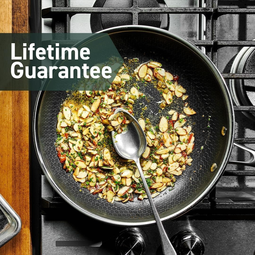 Space-Saving 8-Inch Nonstick Frying Pan - Scratch-Resistant & Easy to Store