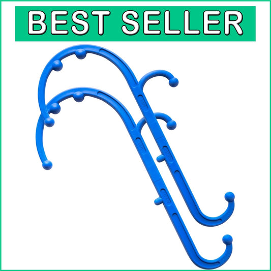 2-Pack Handheld Back and Neck Massager - Lightweight Trigger Point Therapy