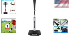 Load image into Gallery viewer, Heavy-Duty Baseball &amp; Softball Batting Tee with Adjustable Height (24.5-42”)