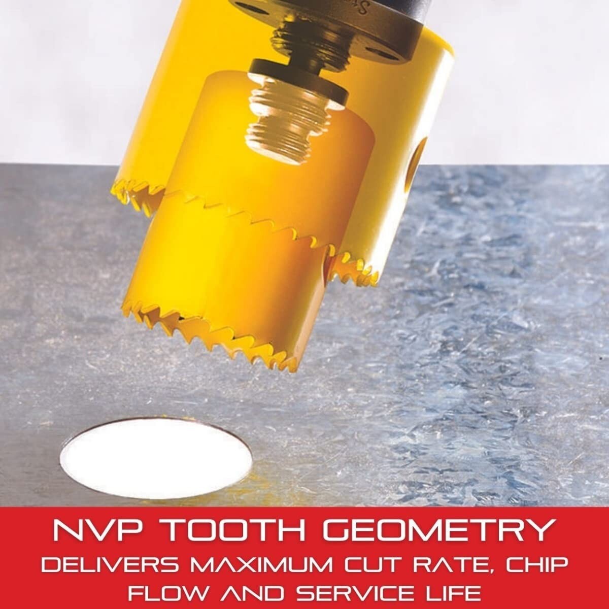 High-Speed Bi-Metal Hole Saw for Precision Cutting - Wood and Metal Applications