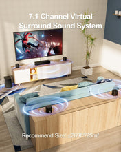 Load image into Gallery viewer, Premium 7.1ch Virtual Soundbar with 4 Adjustable Speakers for Enhanced Immersion