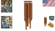 Load image into Gallery viewer, Large Weather-Resistant Bamboo Wind Chimes – Beautiful Handcrafted Outdoor Decor