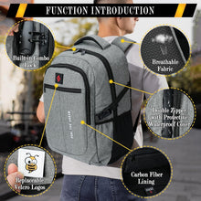 Load image into Gallery viewer, Smell Proof Backpack with Combination Lock - Secure Travel Solution for All